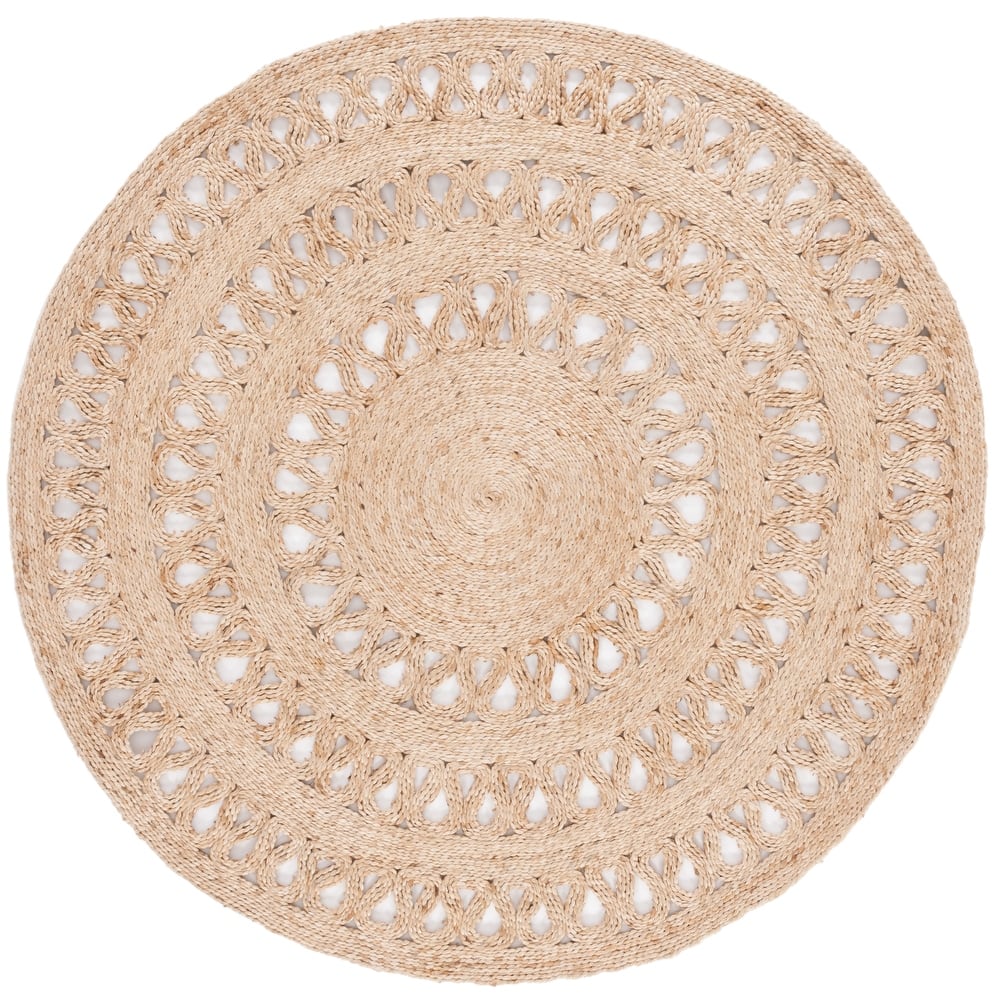 SAFAVIEH Natural Fiber Virdie Farmhouse Country Cottage Jute Rug