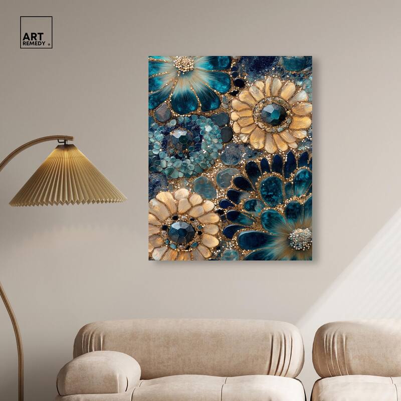 Opulent Geode III Canvas by Art Remedy, Gallery Wrapped