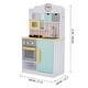 preview thumbnail 3 of 7, Teamson Kids - Little Chef Florence Classic Play Kitchen - White/Green & Yellow - 21.5" L x 11.63" W x 35.5" H