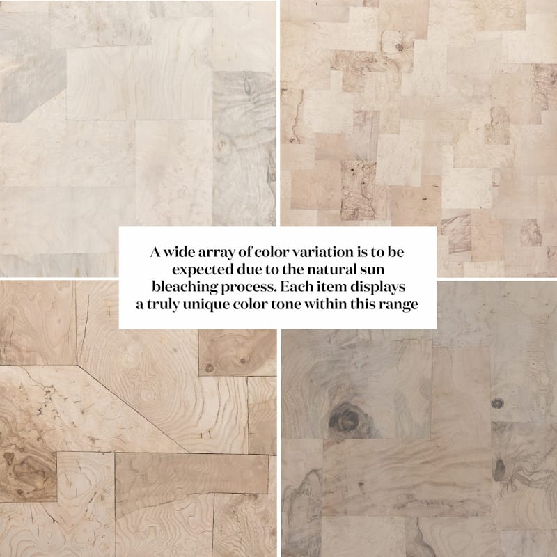 Aileen Coffee Table-Bleached Burl