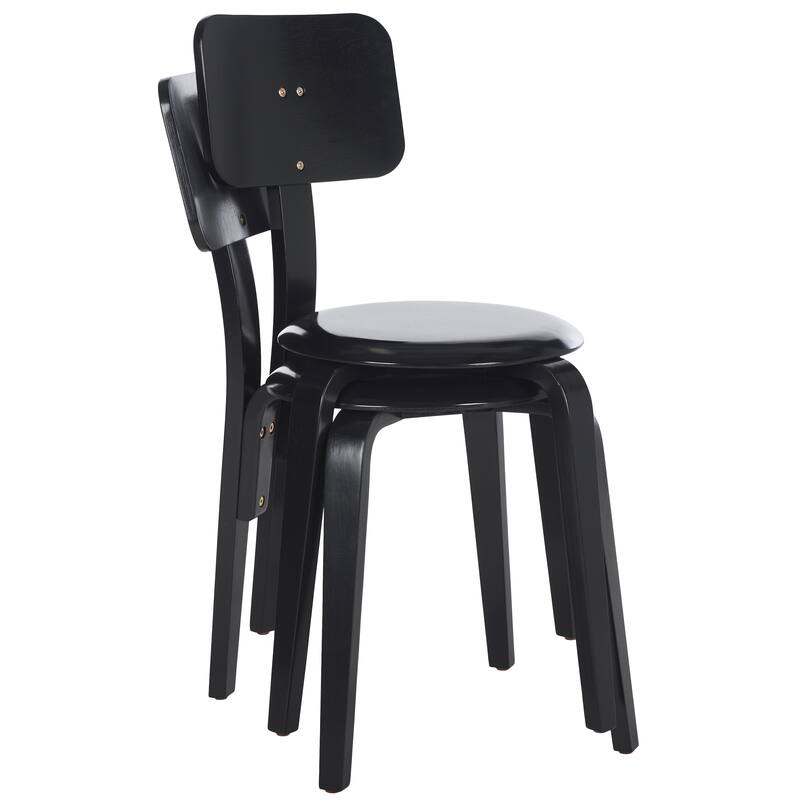 SAFAVIEH Vicie Stackable Dining Chair (Set of 2)