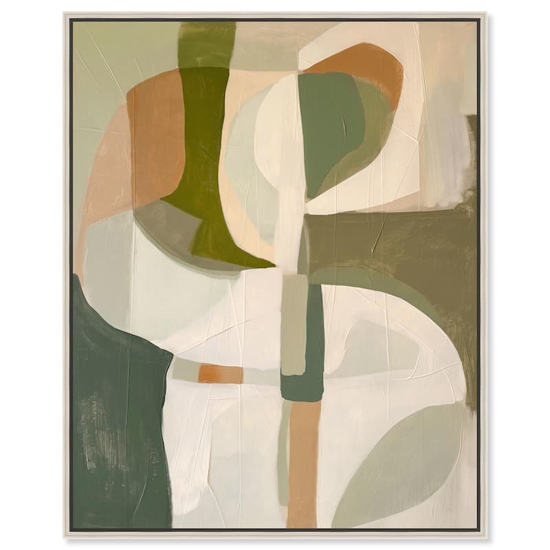 Soft Reverberations I Canvas by Art Remedy - 20" x 24" - Silver