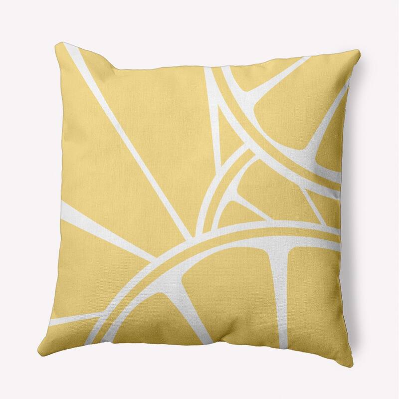 Fruit Wedges Decorative Throw Pillow - 20" x 20" - Lemon