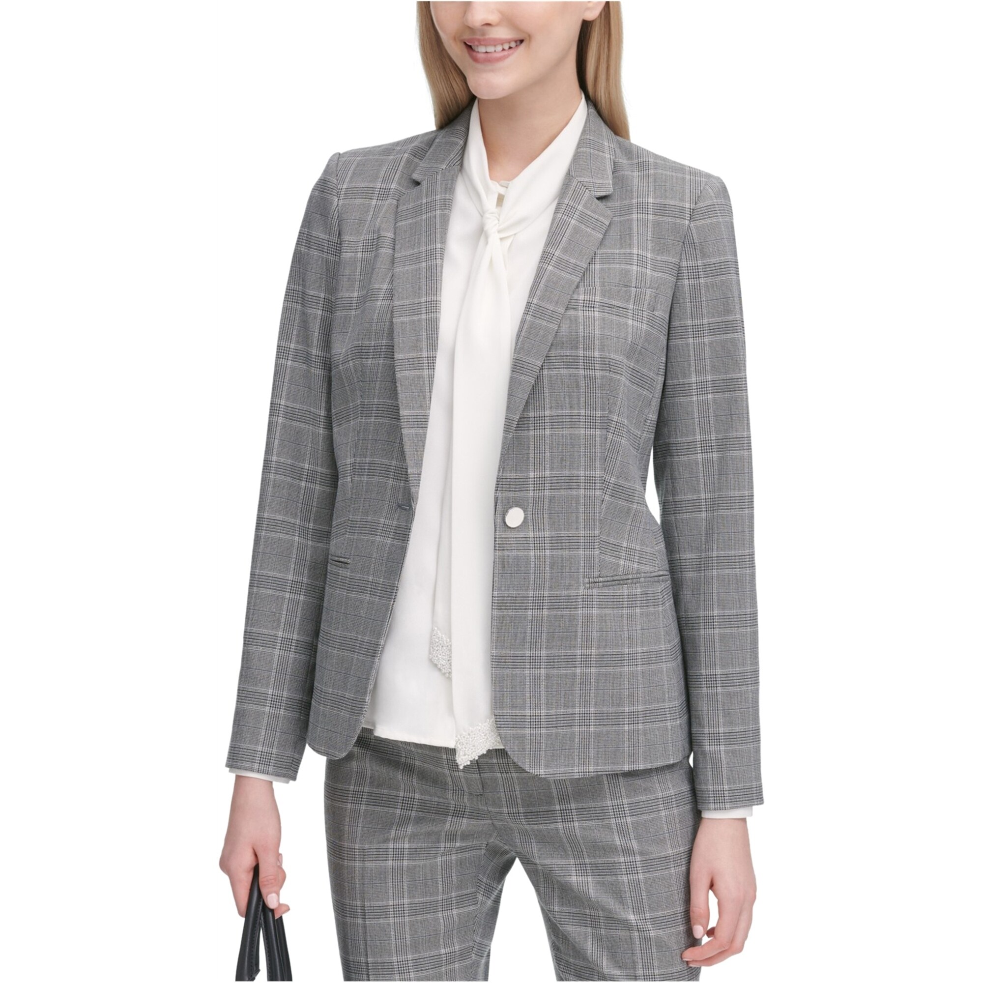 calvin klein one button blazer
