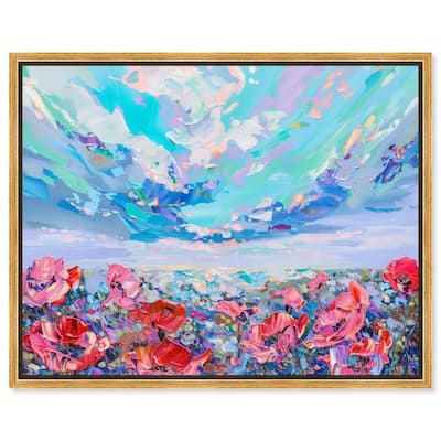 Poppy Paradise Canvas by Art Remedy