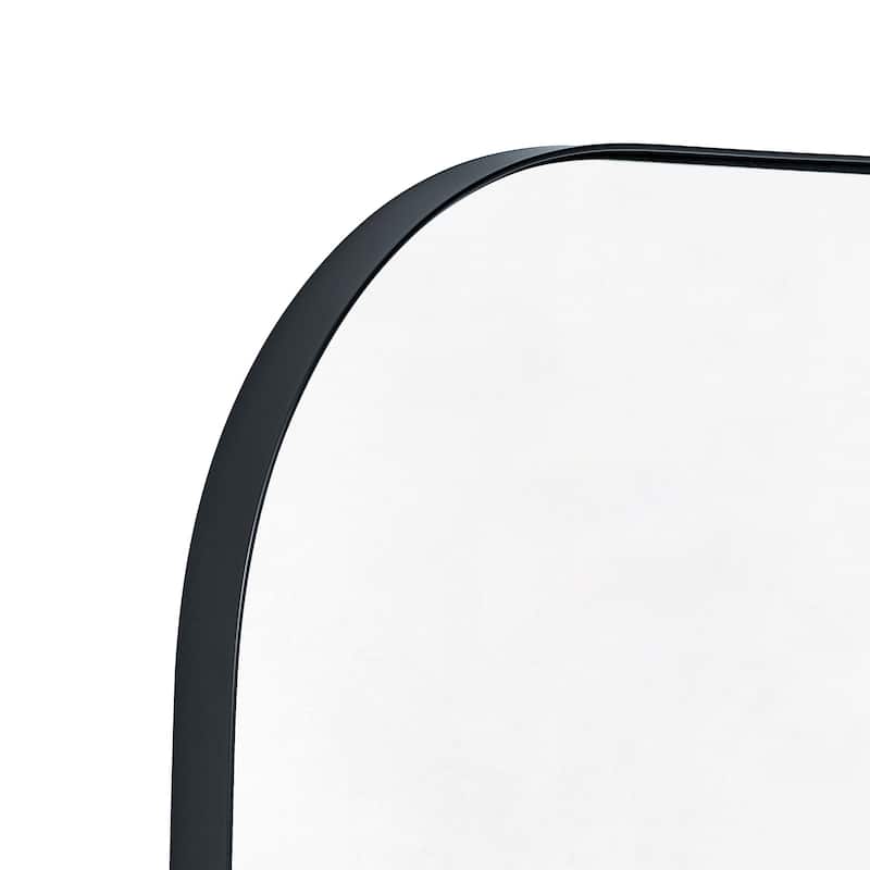 TEHOME Rounded Square Bathroom Vanity Wall Mirror - 24" x 24"