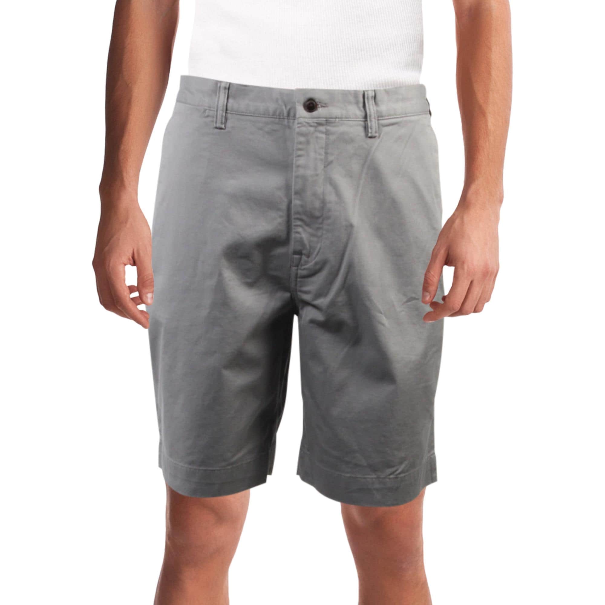 gray polo shorts