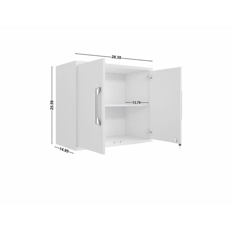 Manhattan Comfort Eiffel Floating Garage Cabinet (Set of 3)