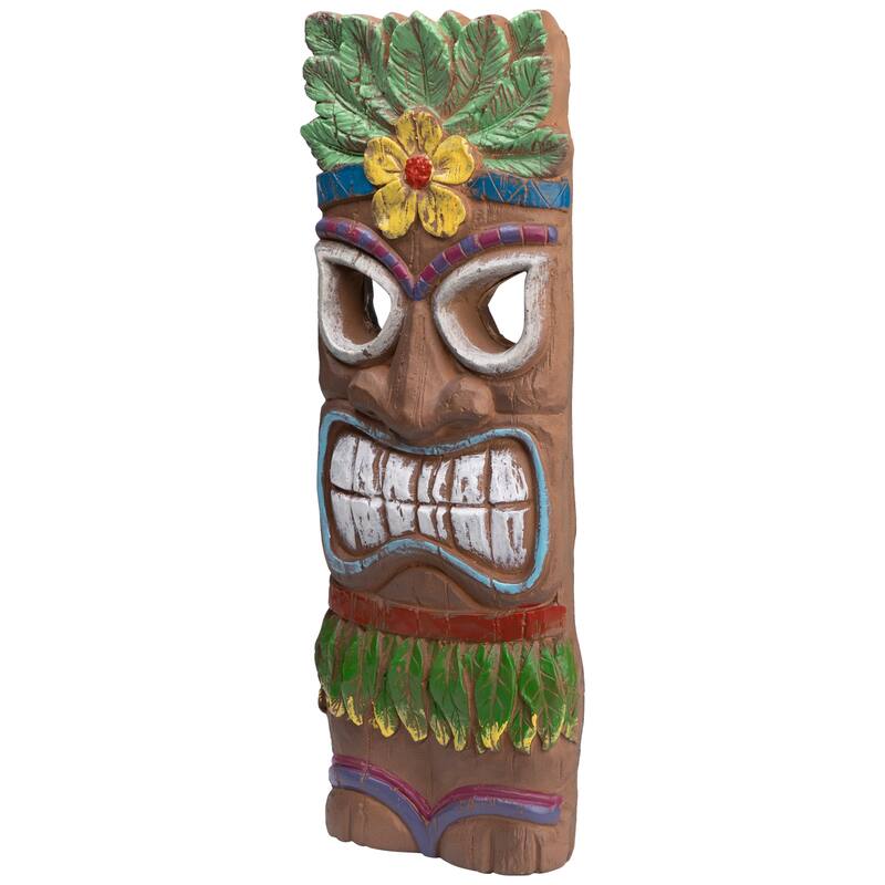 Tropical Tiki Hanging Wall Decoration - 19"