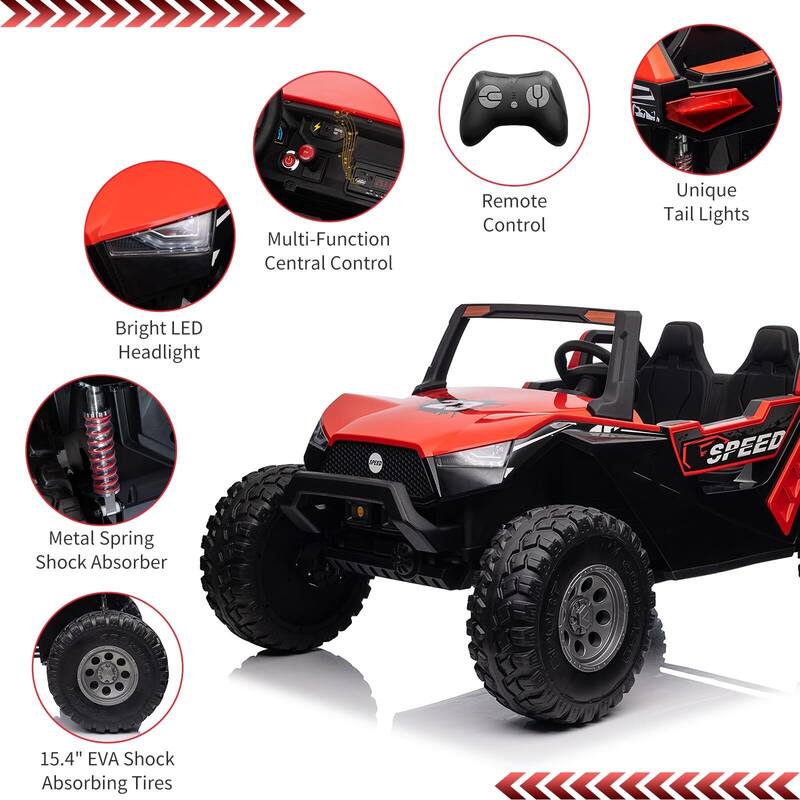 24V Kids 2 Seaters Ride On UTV with Remote Control