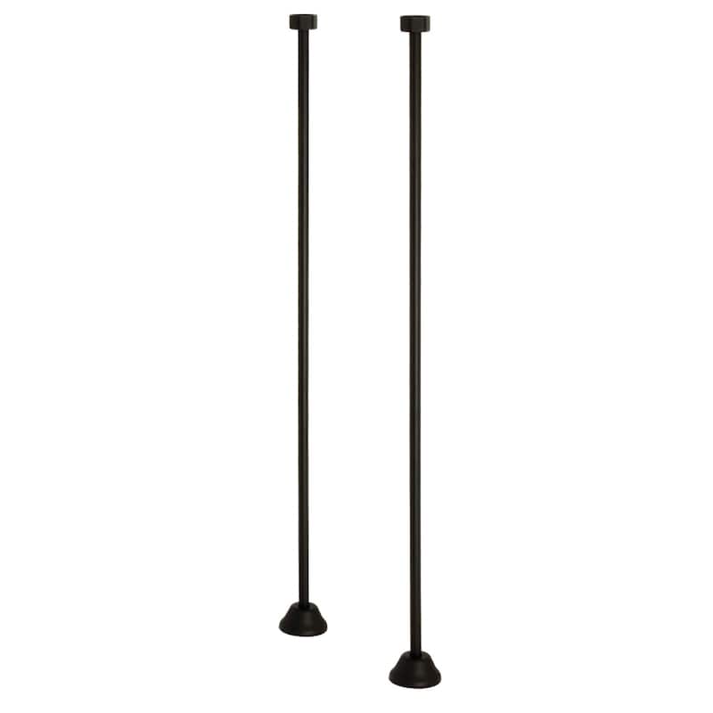 Kingston Brass Vintage Straight Bath Supply - Matte Black