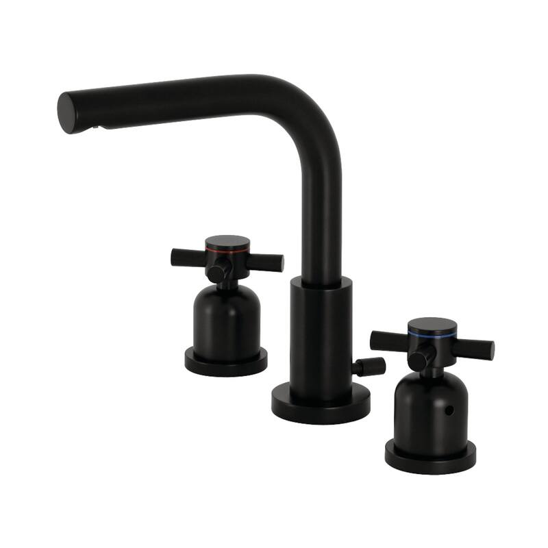 Concord 8 in. Widespread Bathroom Faucet - Matte Black
