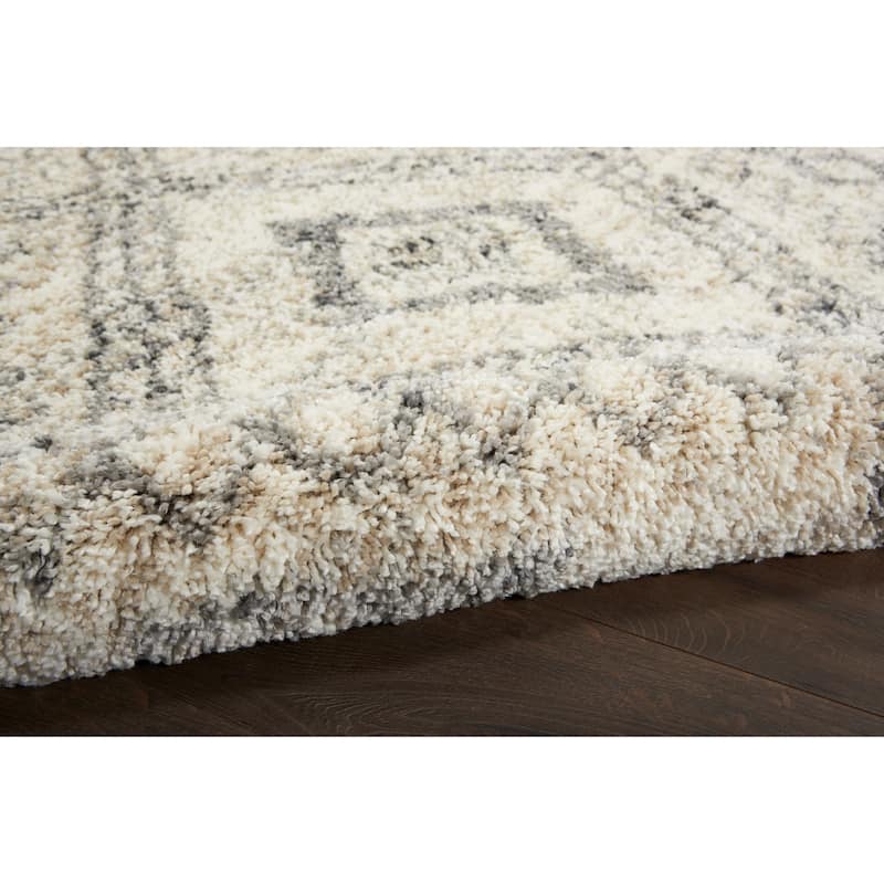 Nourison Scandinavian Shag Contemporary Tribal Area Rug