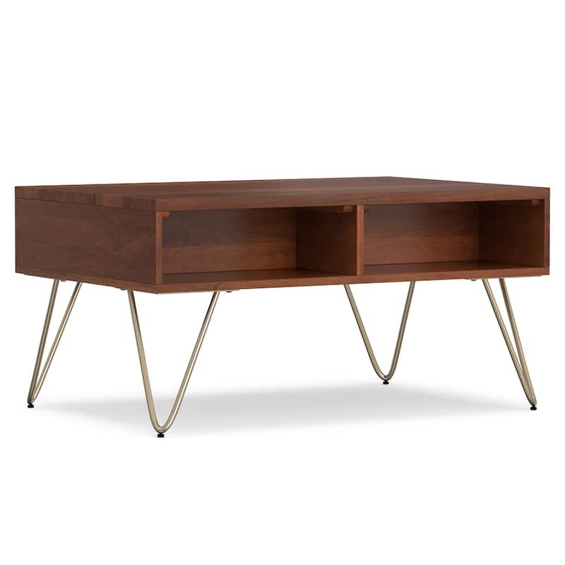 Moreno Rectangle Industrial Lift Top Coffee Table