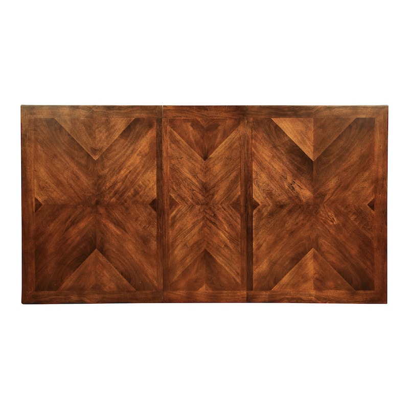 Furniture of America Pons Cherry 78-inch Wood Expandable Dining Table