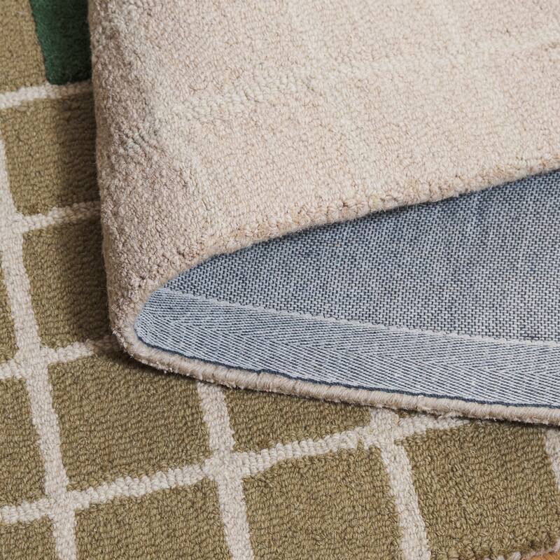 SAFAVIEH Handmade Genre Roos Mid-Century Modern Wool Rug