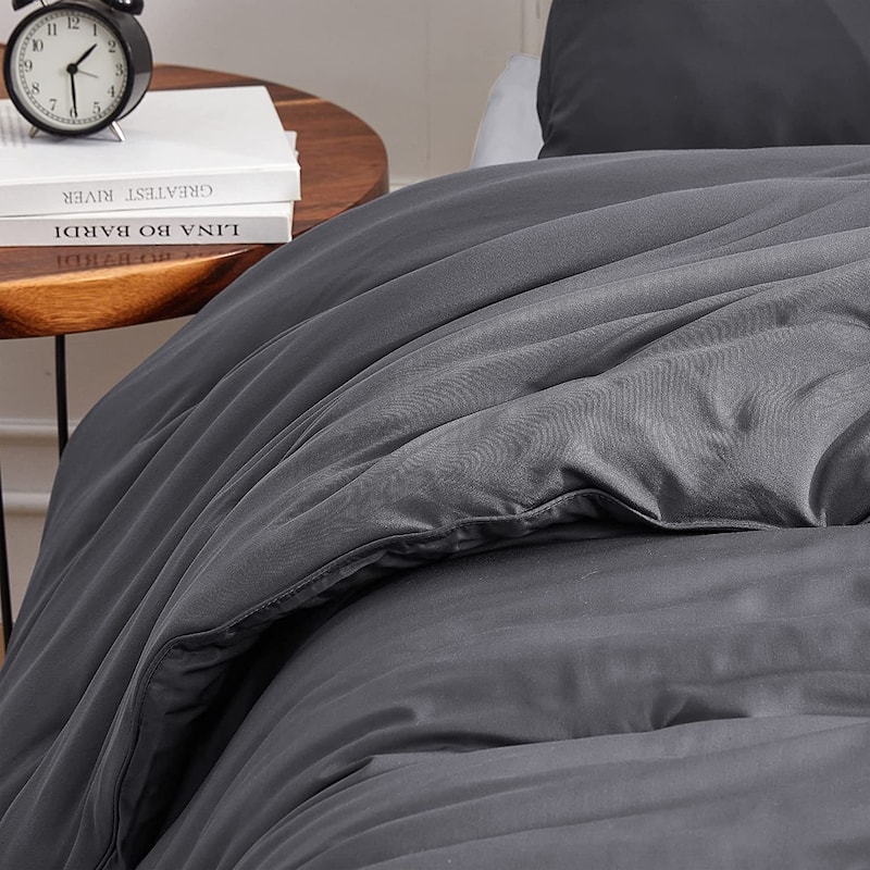 Butter - Coma Inducer® Oversized Cooling Comforter Set - Peppercorn Gray