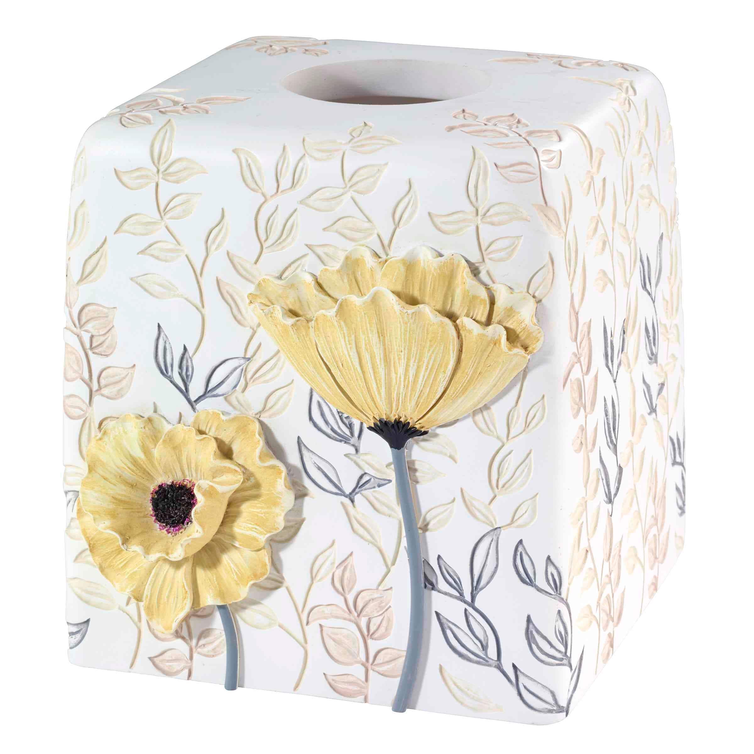 Avanti Marielle Tissue Cover - Yellow - Tissue Cover