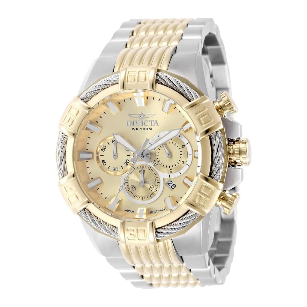 Invicta Men's 49902 Bolt Quartz VD53 Brass Dial Watch