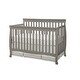 preview thumbnail 3 of 4, Emery 57" Wide Modern Convertible Crib Slat, Gray