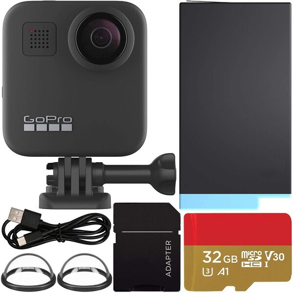Gopro Max 360 Action Camera With Sandisk Extreme 32gb Microsdhc Memory Overstock Gopro Max 360 Action Camera With Sandisk Extreme 32gb Microsdhc Memory Overstock
