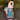 Magnesium Garden Gnome Girl Holding American Flag Stars