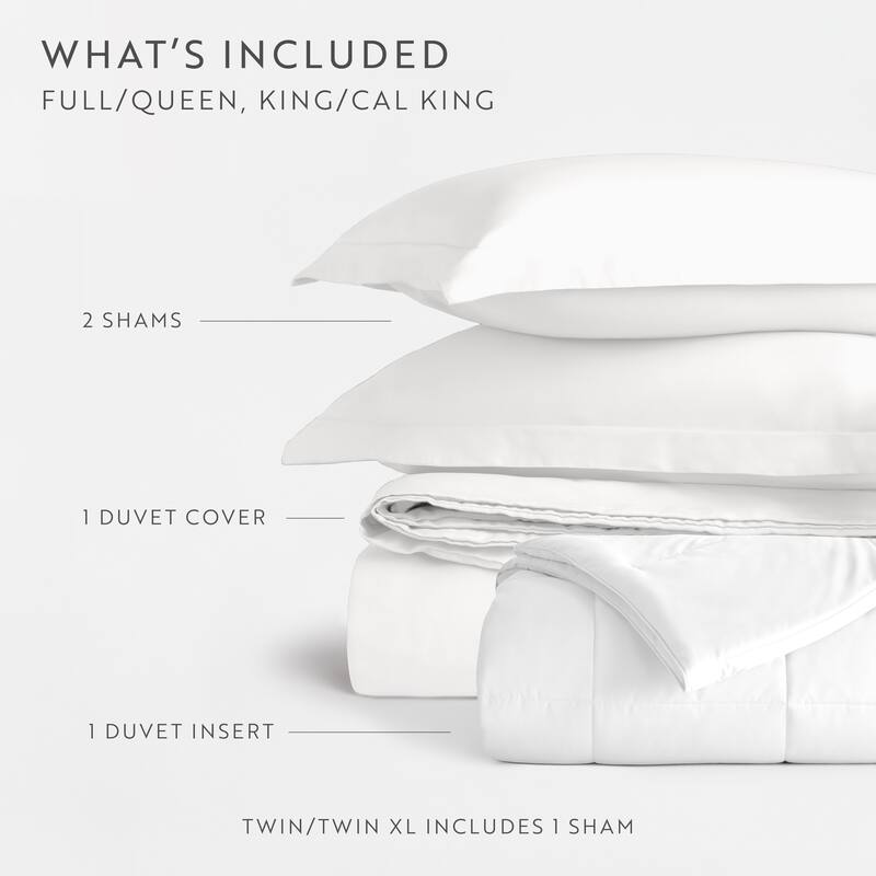 Becky Cameron Ultra Soft 100% Cotton Comforter & Duvet Cover Bundle
