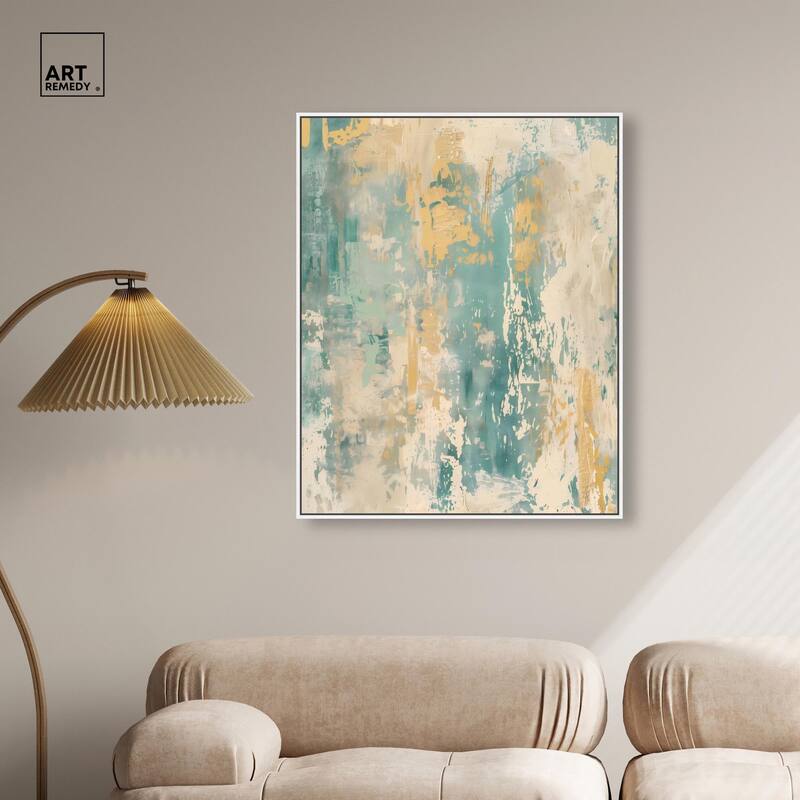Minted Ivory II Canvas by Art Remedy