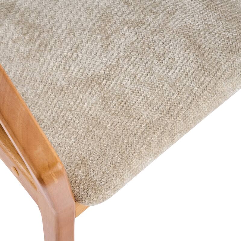 Christopher Knight Home - Avalon Modern Upholstered Dining Chair Set with Ergonomic Curved Backrest