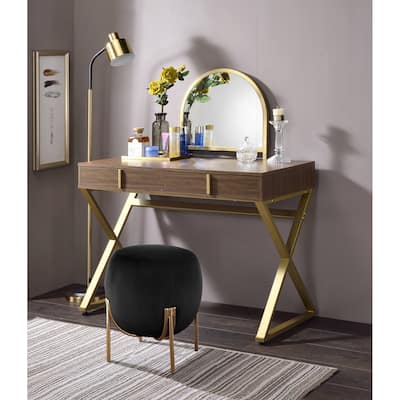 Versatile Vanity Desk with Mirror and Jewelry Tray for Stylish Organization