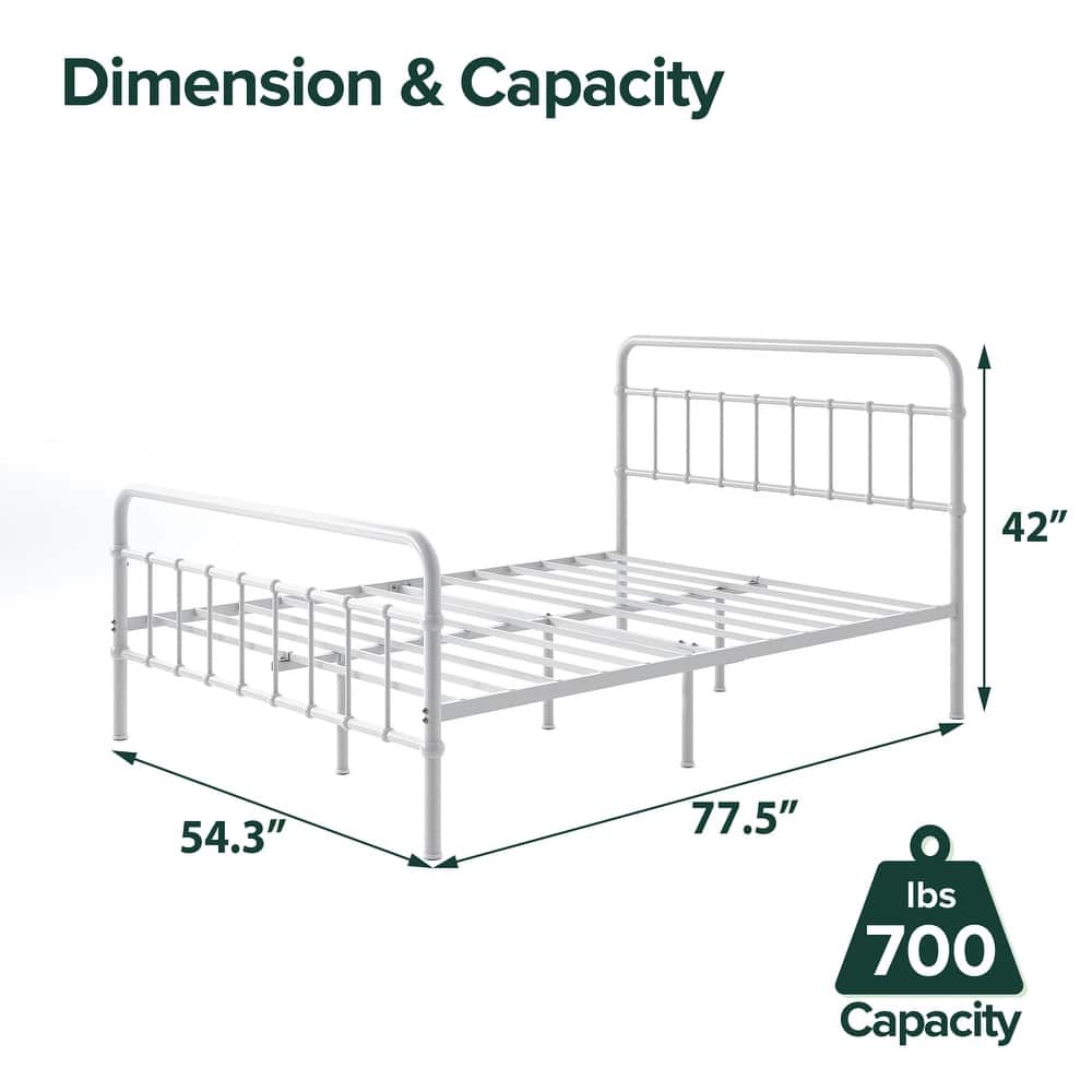 Priage by ZINUS Metal Platform Bed Frame