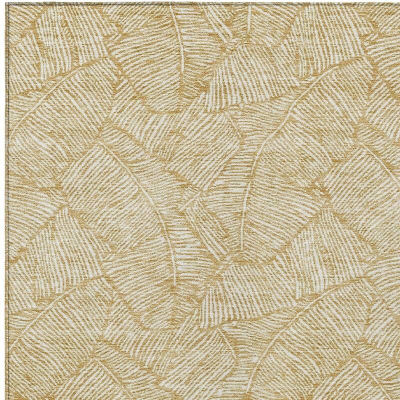 HomeRoots Floral Transitional Rectangle Outdoor Rug