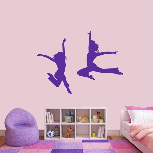 Large Set of Dancers Wall Decals