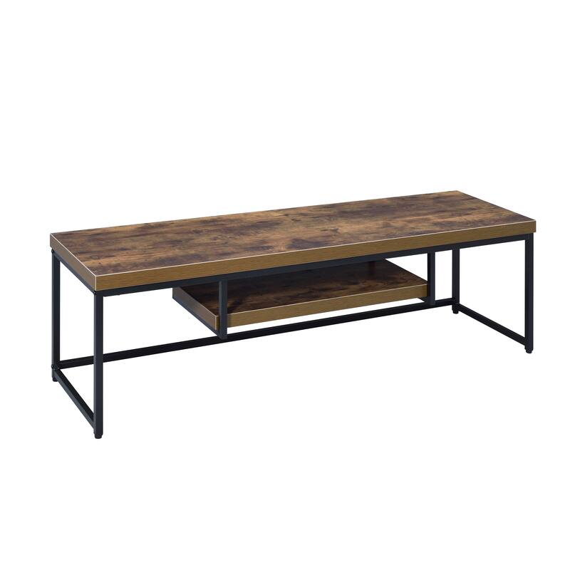 Multifunctional 1-shelf TV Stand Spacious Storage Space