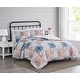 preview thumbnail 1 of 2, Cannon Textured Lotte Patchwork Duvet Cover Set Full - Queen - 3 Piece