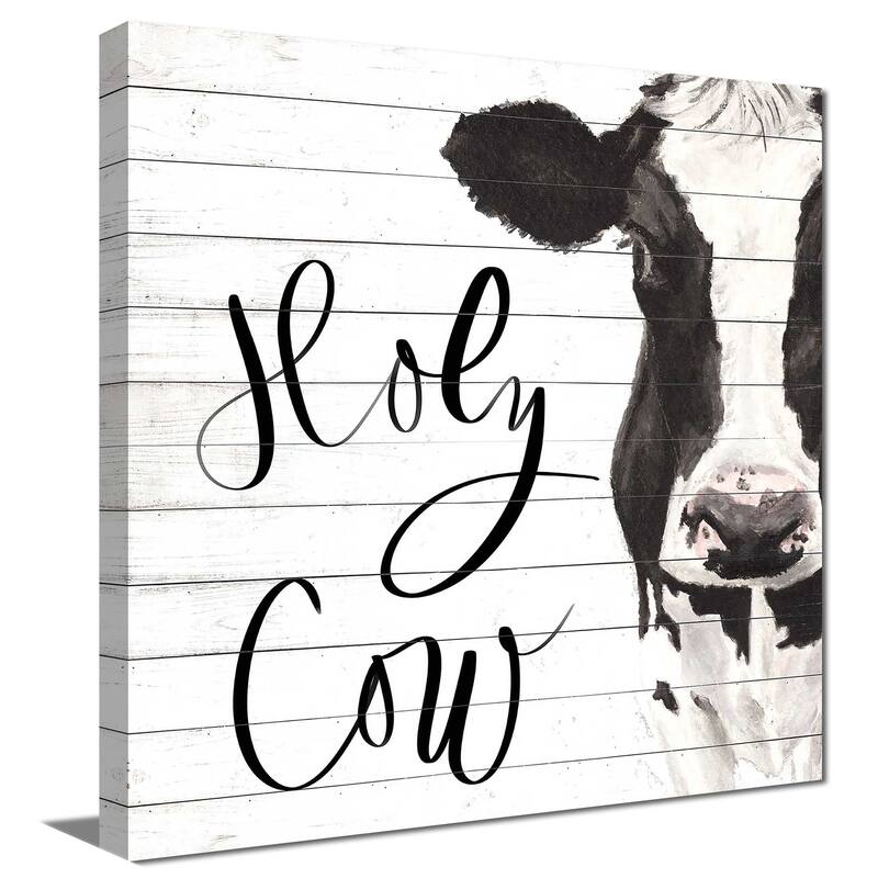 "Holy Cow" Print on Canvas