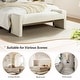 preview thumbnail 38 of 37, Roland Modern 58.5''W Upholstered Bedroom Bench by HULALA HOME