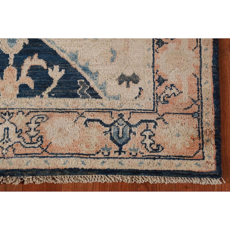 Vegetable Dye Ziegler Oriental Runner Rug Handmade Wool Carpet - 3'2"x 13'3"