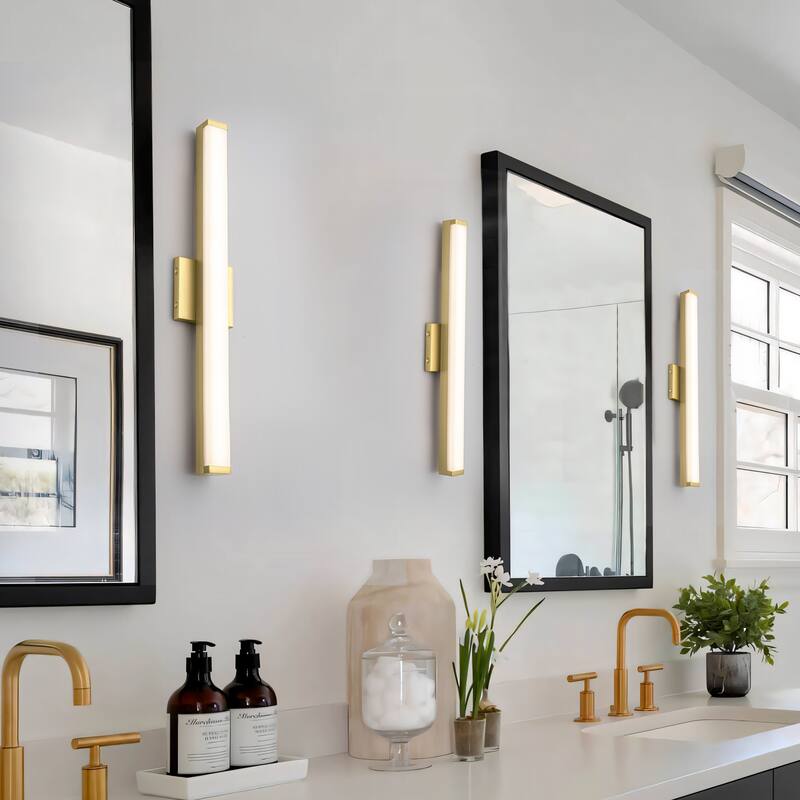 C Cattleya LED Vanity Bar Light Indoor Wall Sconce with Acrylic Shade