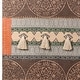preview thumbnail 3 of 1, Isobelle Global Textured Fringe Wall Hanging - 43"H x 24"W