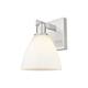 Option Matte White / Brushed Satin Nickel