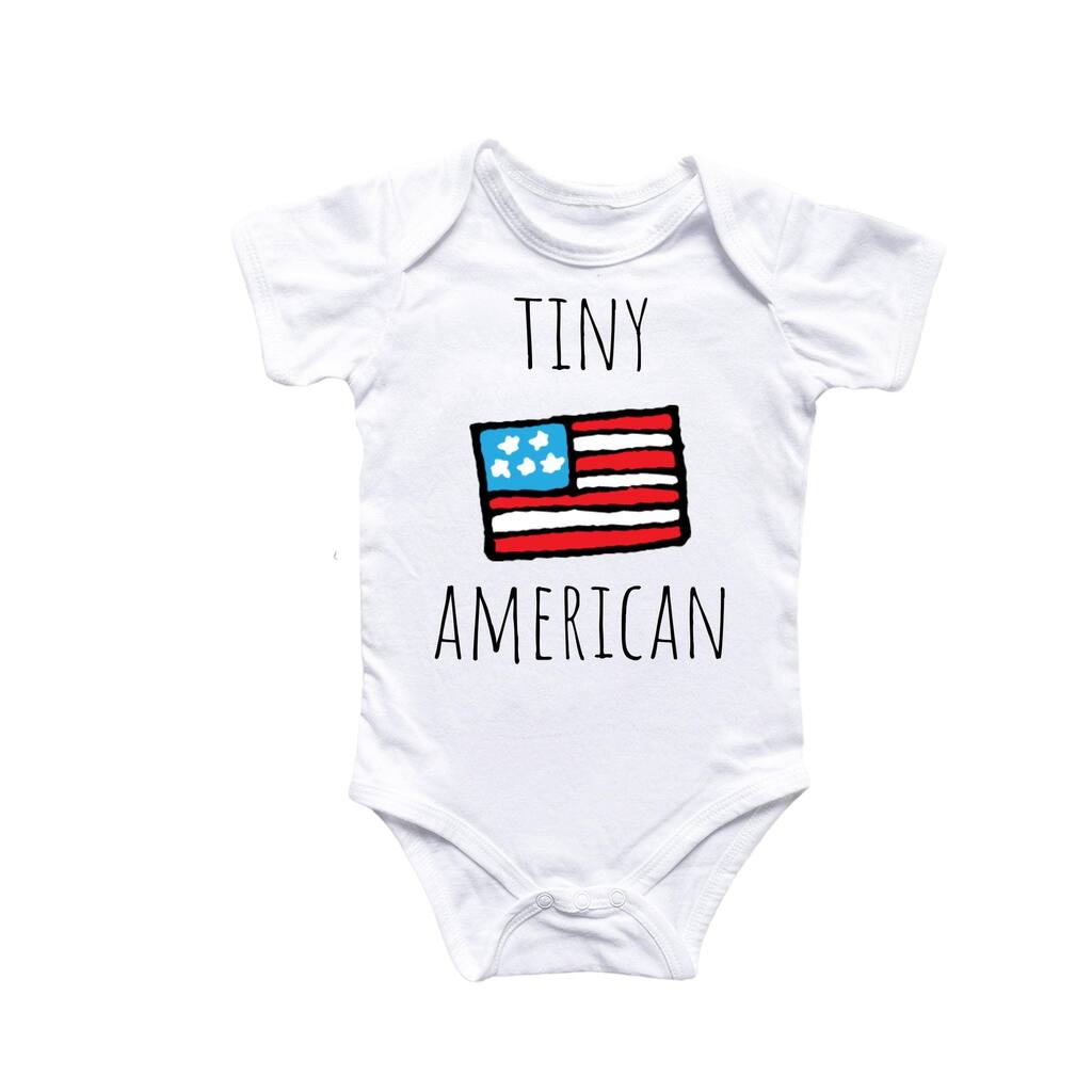 July 4th Patriotic - Baby Boy Girl Clothes Infant Bodysuit Funny Cute Newborn