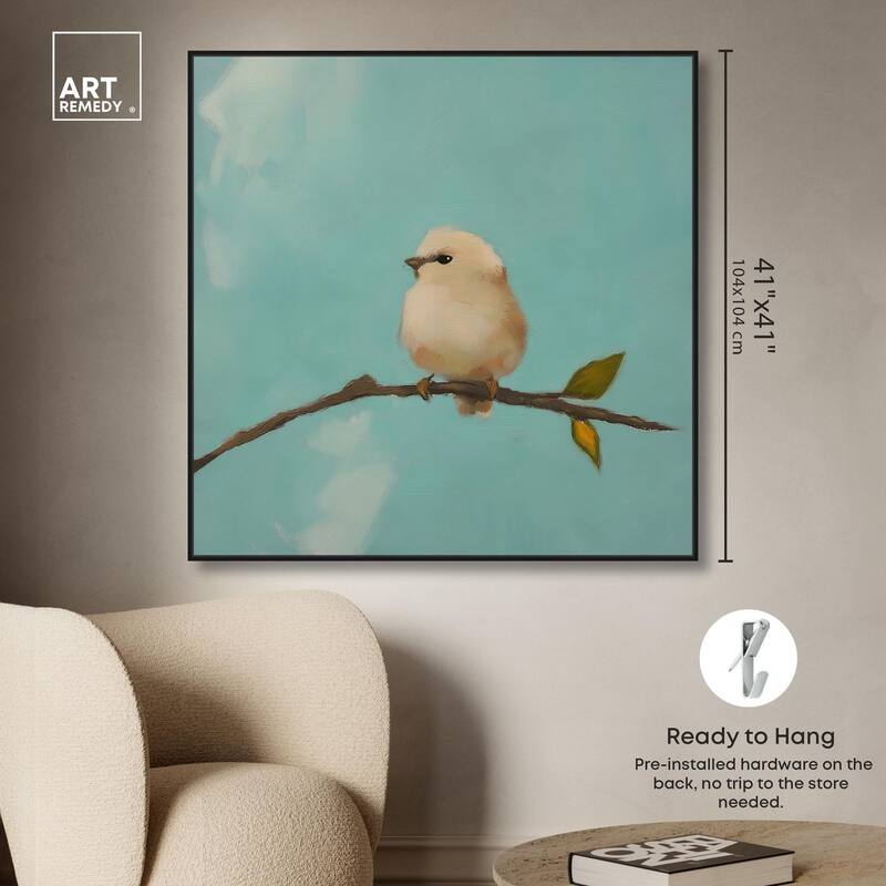 Azure Avian Canvas by Art Remedy