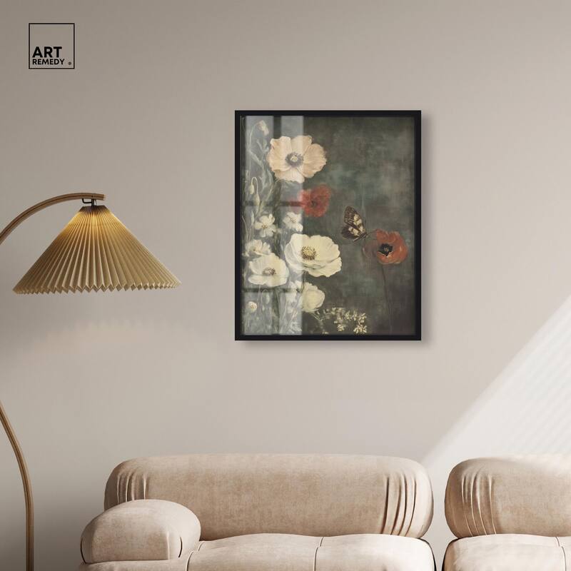 Vintage Botanicals I Shadowbox by Art Remedy