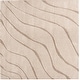 preview thumbnail 38 of 101, SAFAVIEH Florida Shag Hervor Soft Serene Waves 1.2-inch Thick Rug 5' Square - Cream/Beige - Square