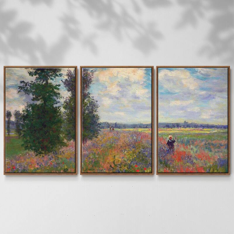 Monet - Multi Piece Framed Canvas