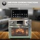 preview thumbnail 11 of 9, Equator 0.93 cu.ft Stainless 5-in-1 Air Fryer, Convection Oven, Pizza Oven, Grill, and Dehydrator with 360° Air Circulation