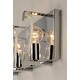 Thumbnail 3, Looking Glass 3-Light 18.25" Wide Polished Chrome Wall Sconce. Changes active main hero.