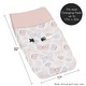 preview thumbnail 5 of 4, Sweet Jojo Designs Shabby Chic Butterfly Girl Changing Pad Cover Blush Pink Purple White Colorful Pastel Watercolor Pattern