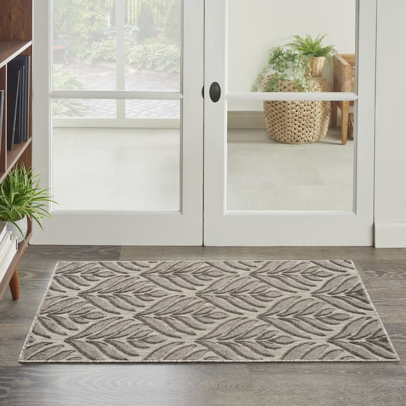 Alra Garden-Inspired Uv-Resistant Current & Stylish Outdoor Rug - 3' X 4'